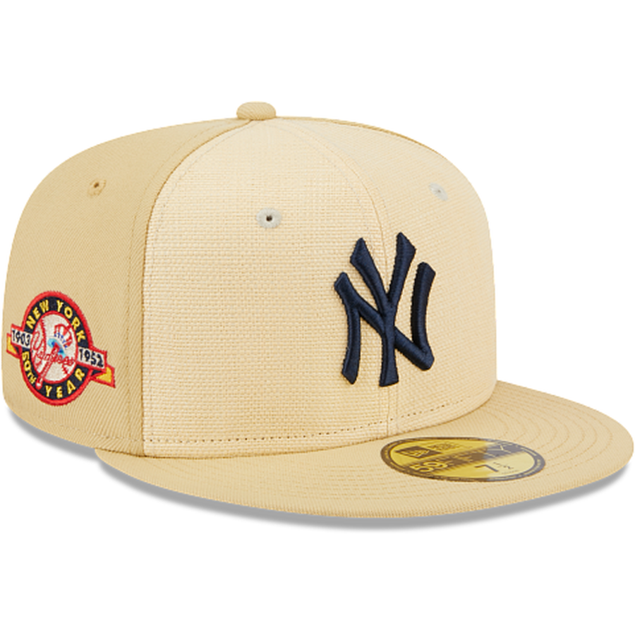 New Era New York Yankees Raffia Front 2023 59FIFTY Fitted Hat