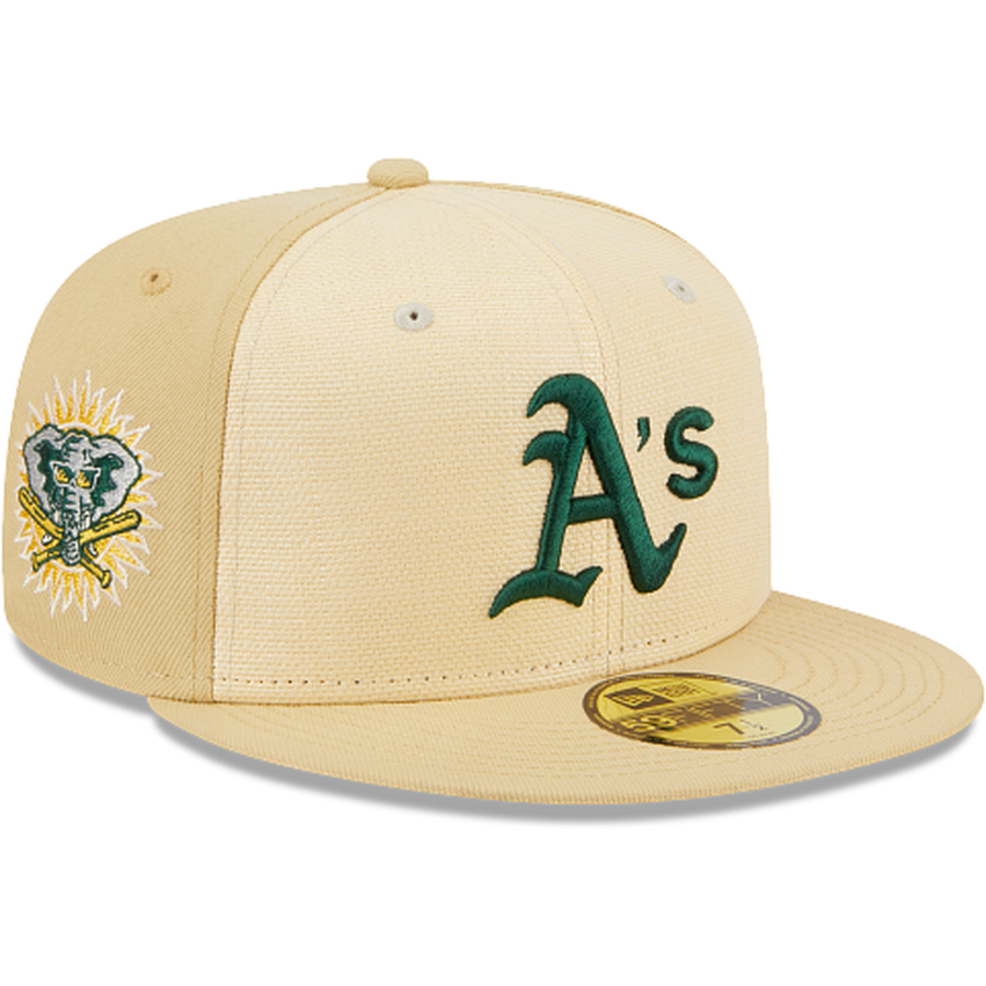 New Era Oakland Athletics Raffia Front 2023 59FIFTY Fitted Hat