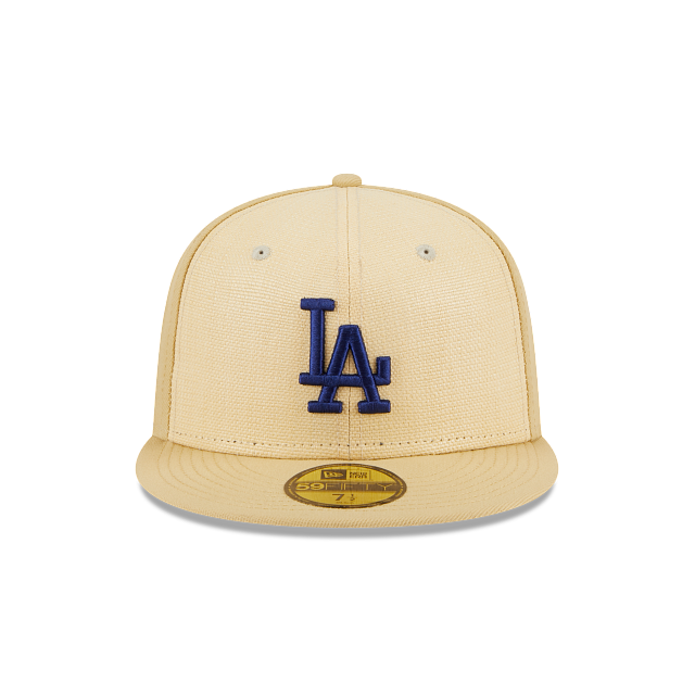 New Era Los Angeles Dodgers Raffia Front 2023 59FIFTY Fitted Hat