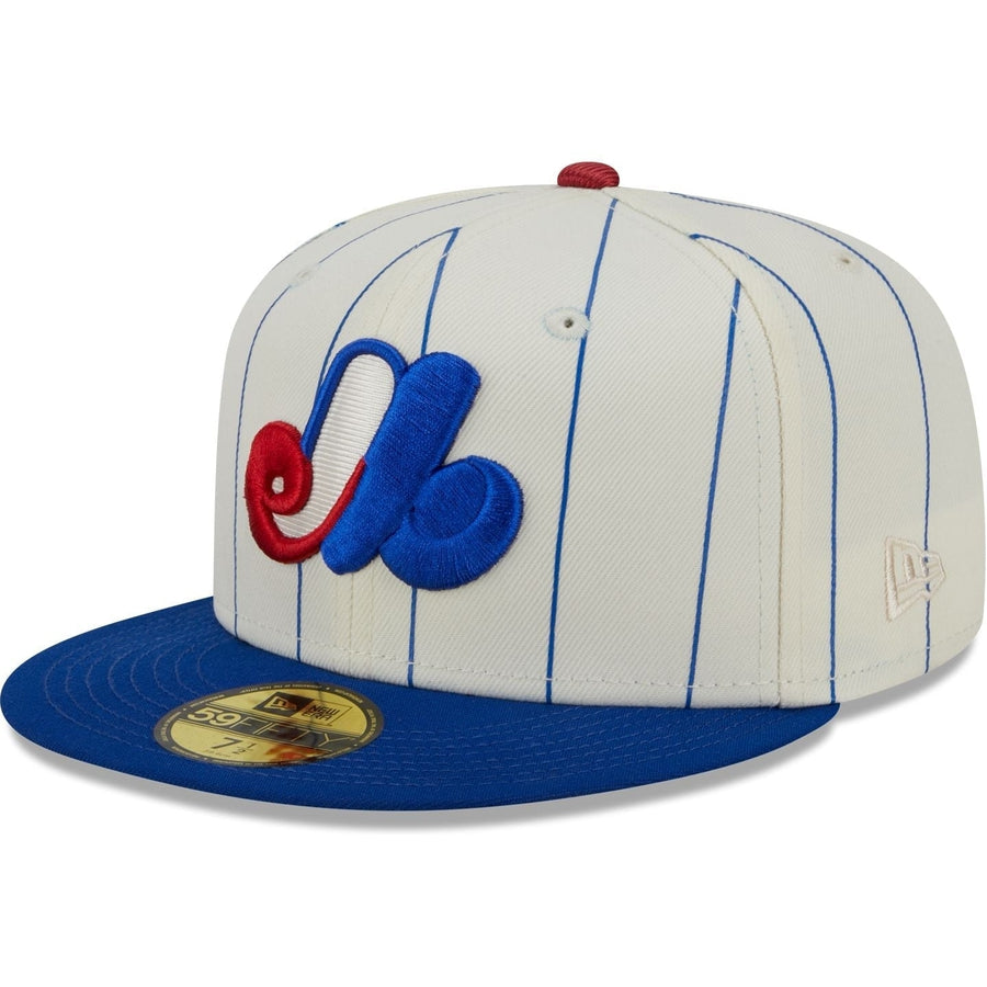 Expos Rust Hat New Era Montreal Expos Team Shimmer 2023 59FIFTY Fitted Hat