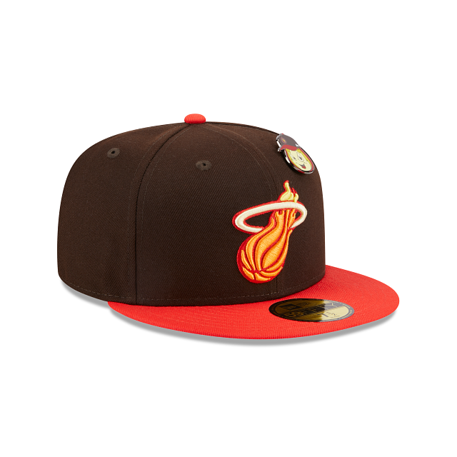 New Era Miami Heat Fire Element 2023 59FIFTY Fitted Hat