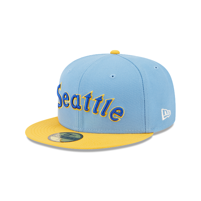 New Era Seattle Mariners Powder Blues 2023 59FIFTY Fitted Hat