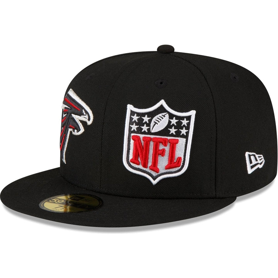 New Era Atlanta Falcons 2023 Sideline Black 59FIFTY Fitted Hat
