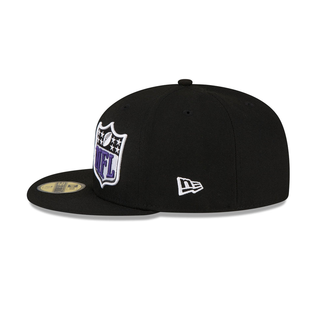 New Era Baltimore Ravens 2023 Sideline Black 59FIFTY Fitted Hat