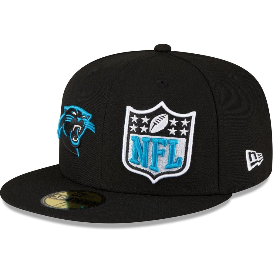 New Era Carolina Panthers 2023 Sideline Black 59FIFTY Fitted Hat
