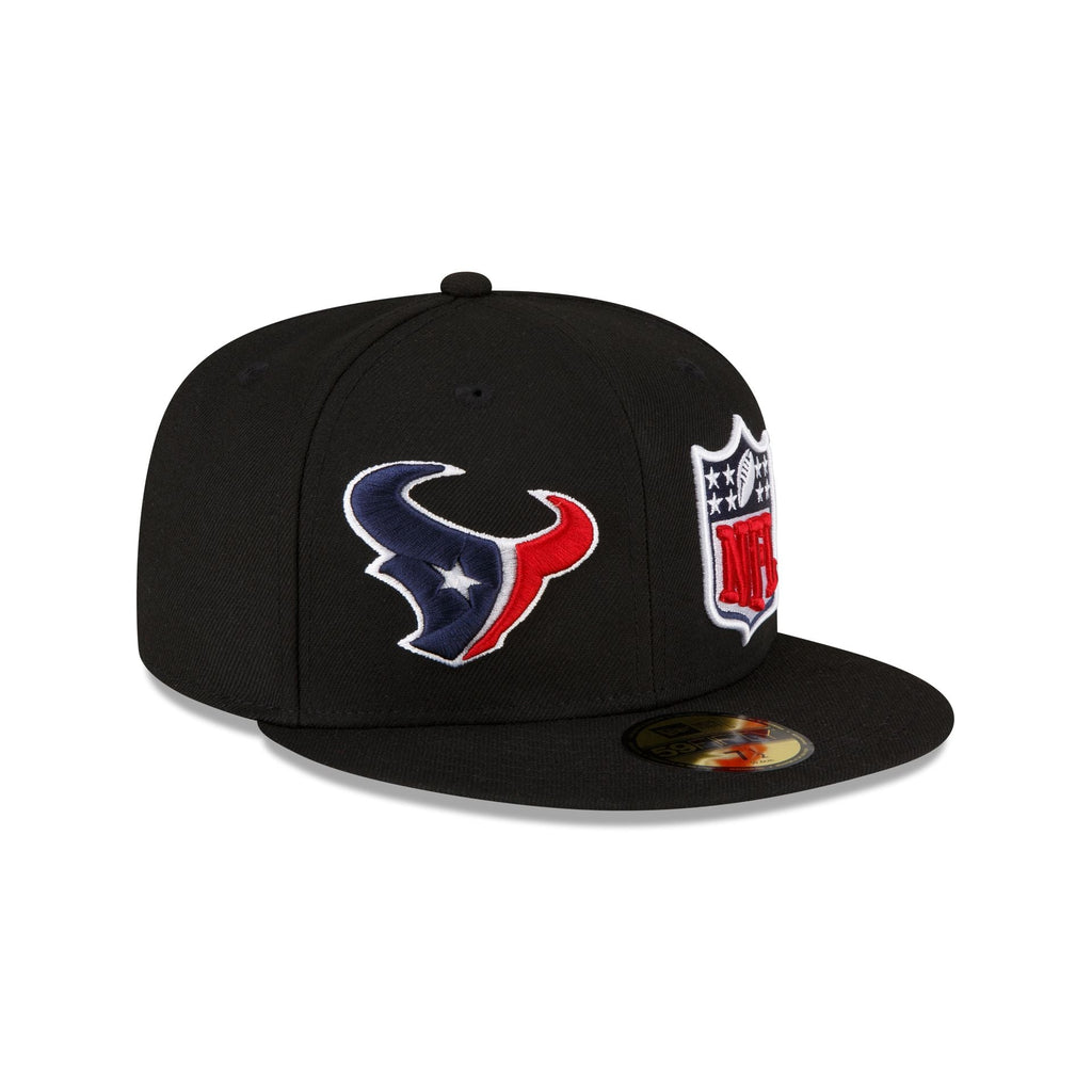 New Era Houston Texans 2023 Sideline Black 59FIFTY Fitted Hat
