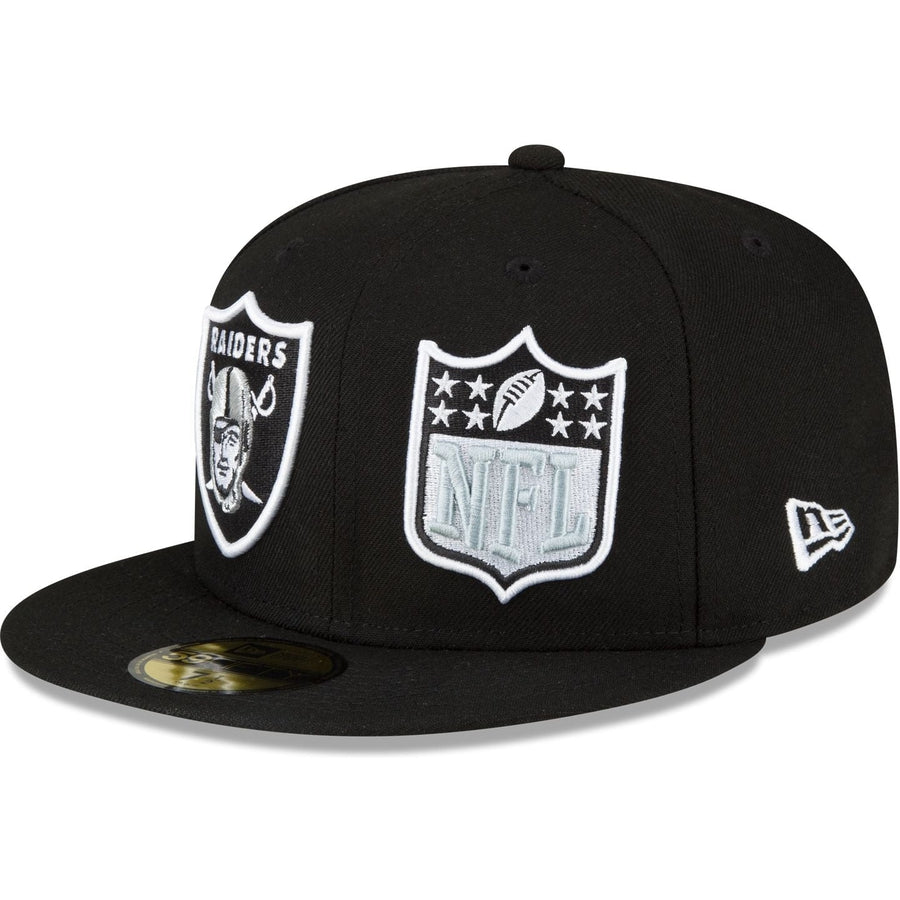 New Era Las Vegas Raiders 2023 Sideline Black 59FIFTY Fitted Hat