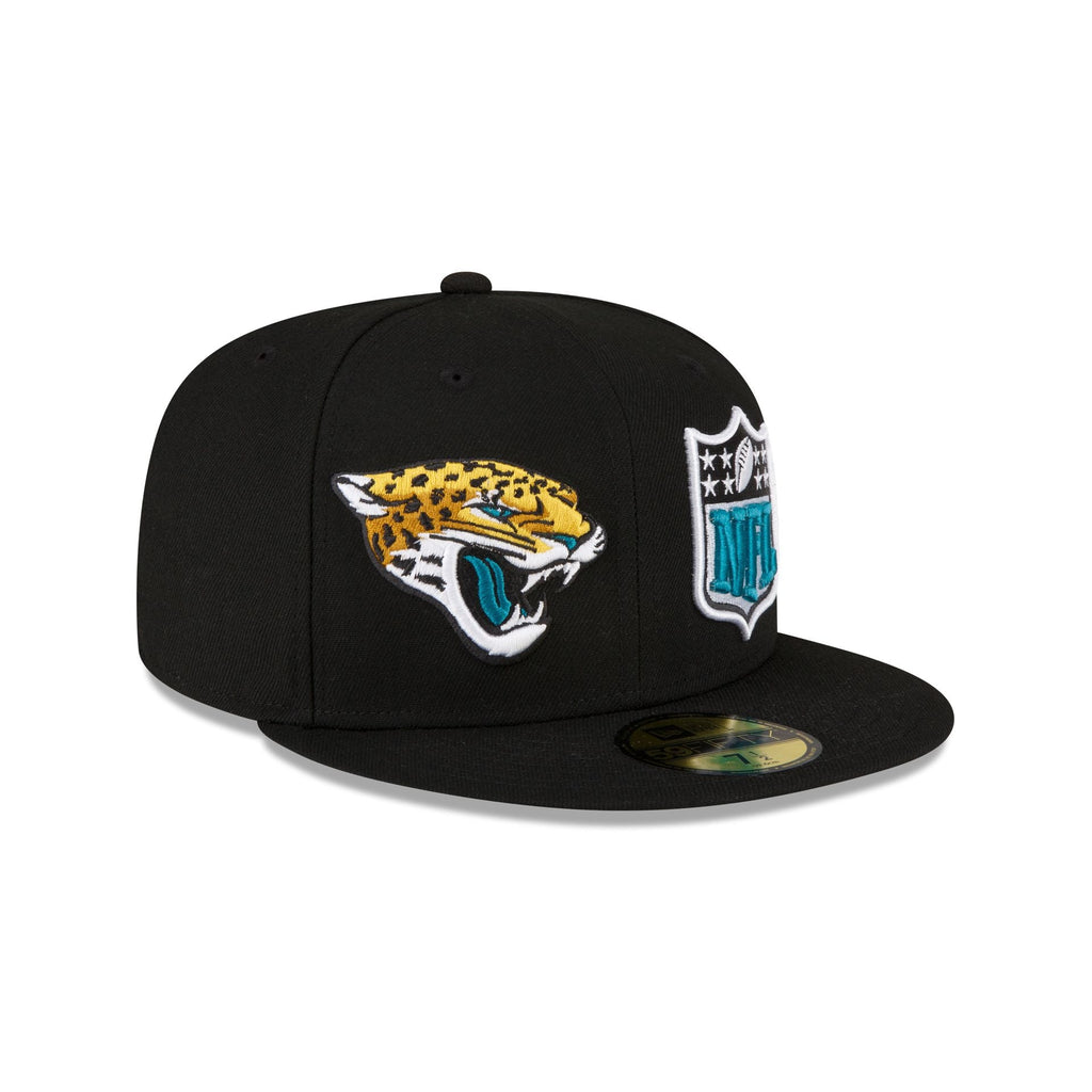 New Era Jacksonville Jaguars 2023 Sideline Black 59FIFTY Fitted Hat