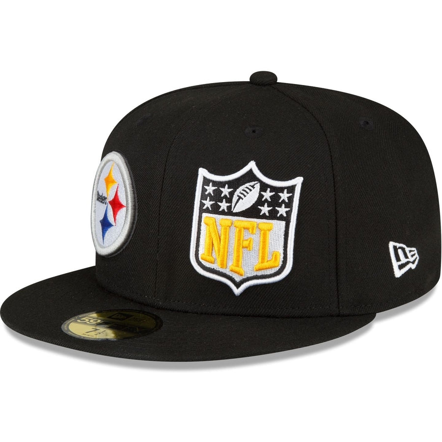 New Era Pittsburgh Steelers 2023 Sideline Black 59FIFTY Fitted Hat