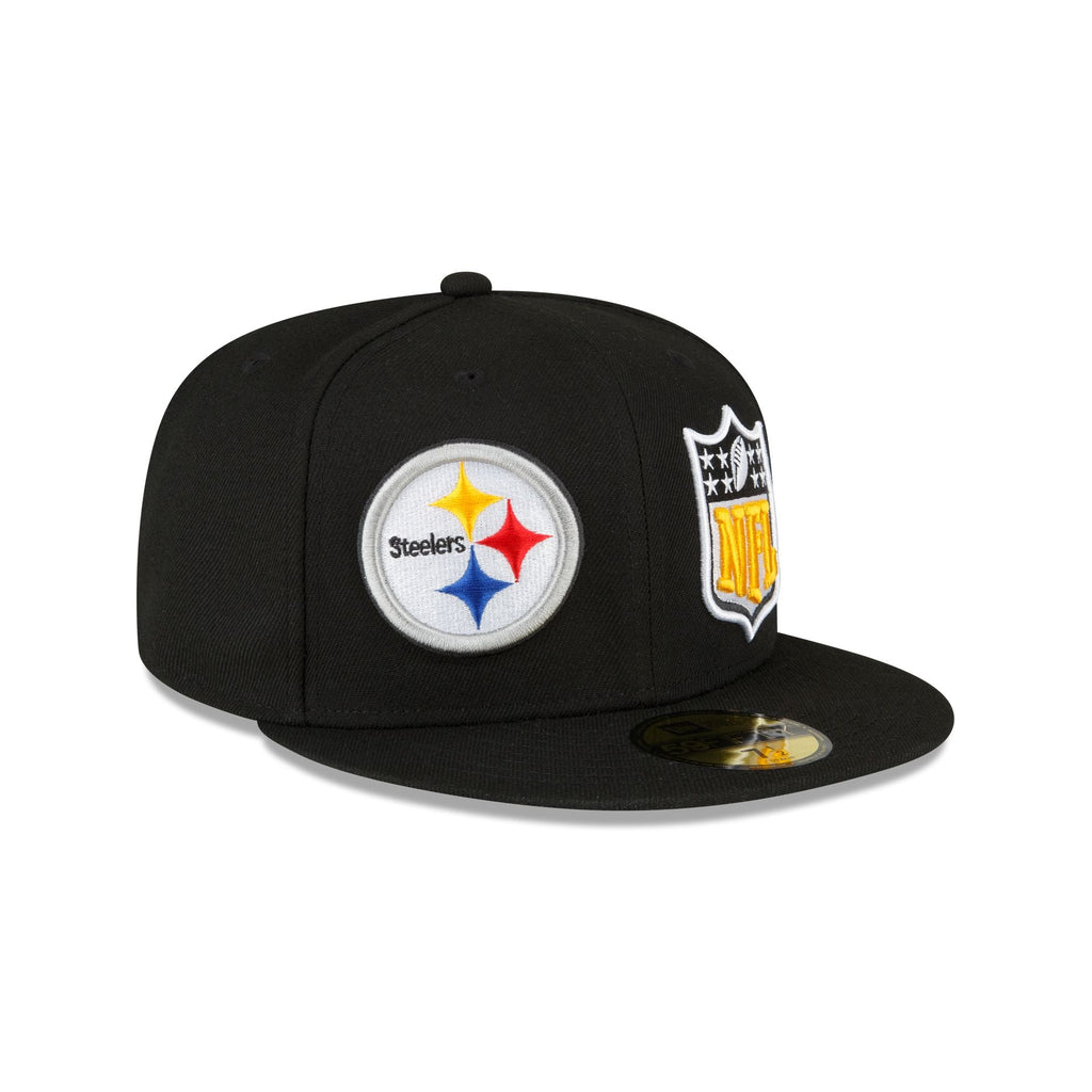 New Era Pittsburgh Steelers 2023 Sideline Black 59FIFTY Fitted Hat