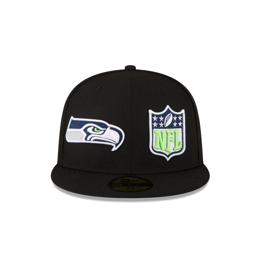 New Era Seattle Seahawks 2023 Sideline Black 59FIFTY Fitted Hat
