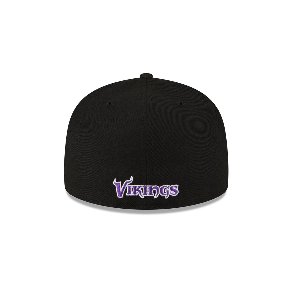 New Era Minnesota Vikings 2023 Sideline Black 59FIFTY Fitted Hat