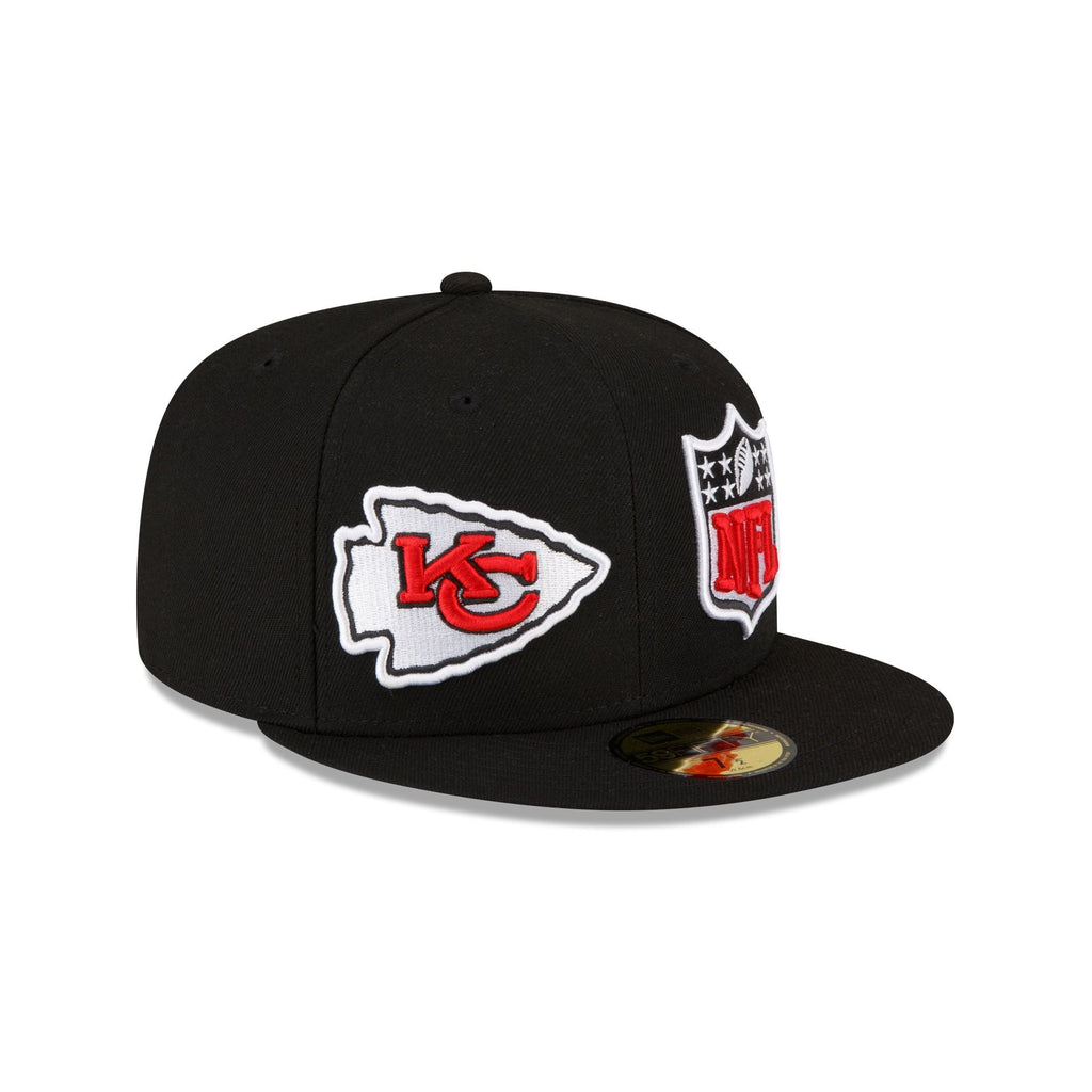 New Era Kansas City Chiefs 2023 Sideline Black 59FIFTY Fitted Hat