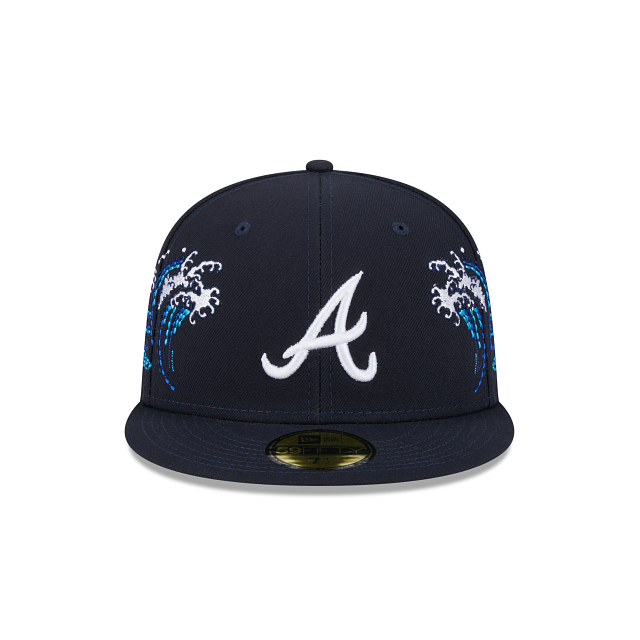 New Era Atlanta Braves Tonal Wave 2023 59FIFTY Fitted Hat
