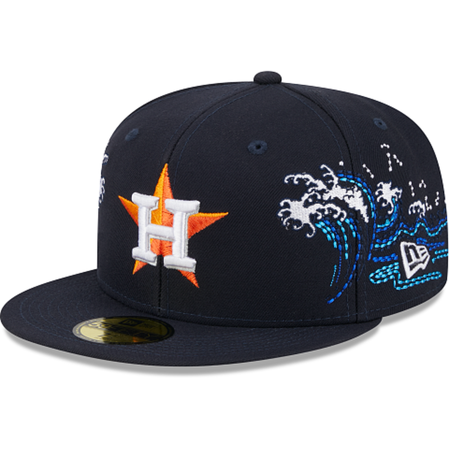 New Era Houston Astros Tonal Wave 2023 59FIFTY Fitted Hat