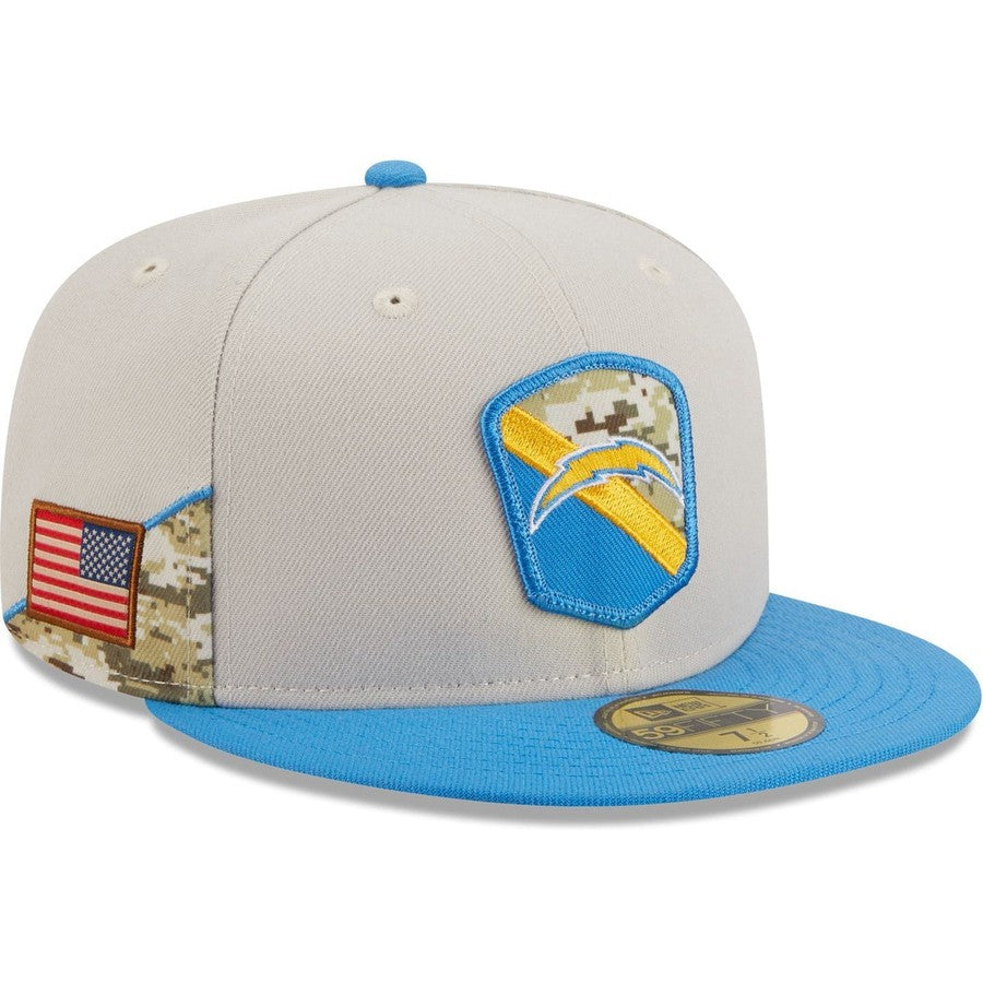 New Era Los Angeles Chargers 2023 Salute to Service 59FIFTY Fitted Hat