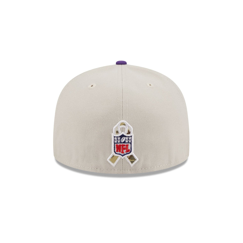 New Era Minnesota Vikings 2023 Salute to Service 59FIFTY Fitted Hat