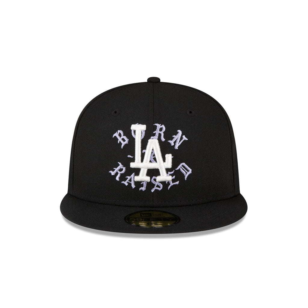 New Era Born X Raised Los Angeles Dodgers Black 2023 59FIFTY Fitted Hat