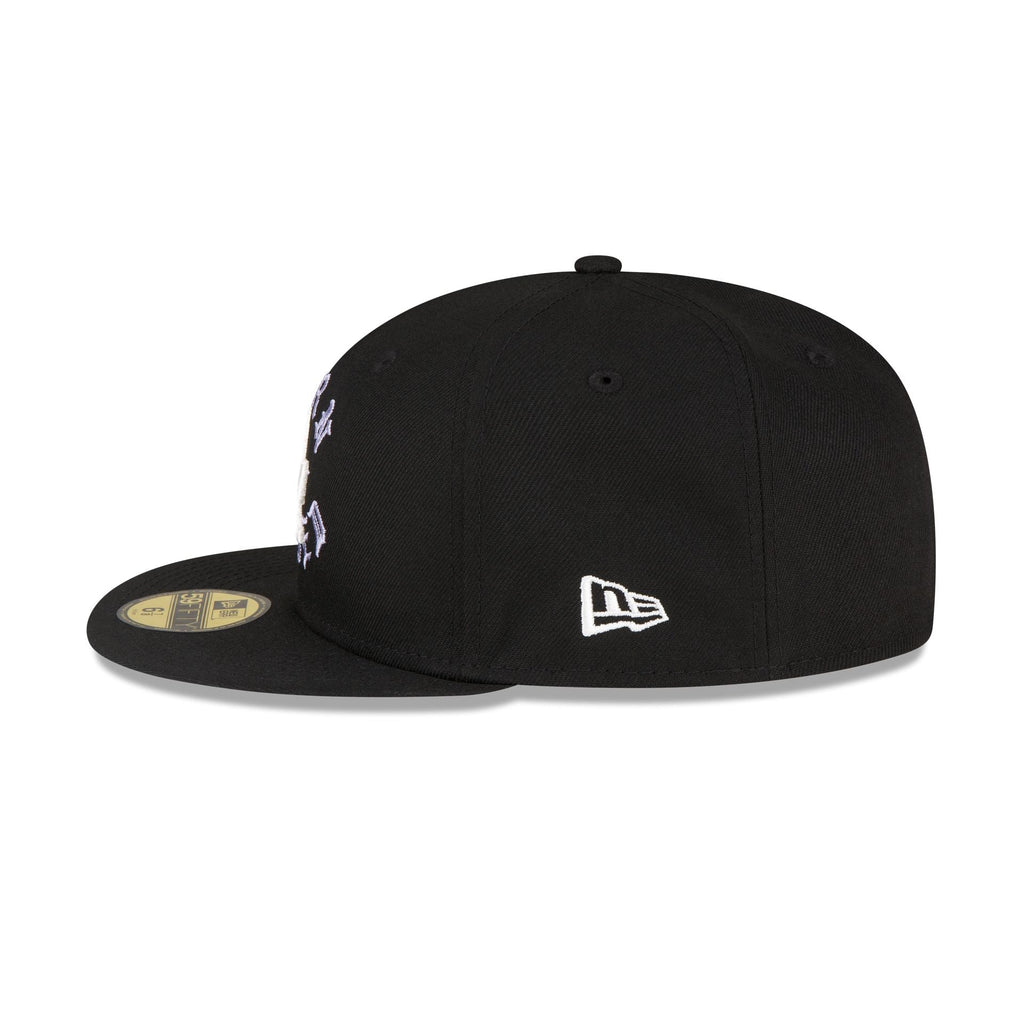New Era Born X Raised Los Angeles Dodgers Black 2023 59FIFTY Fitted Hat