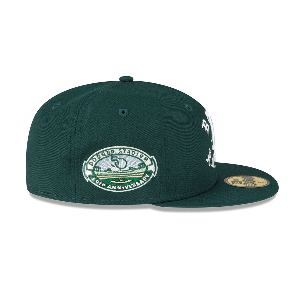 New Era Born X Raised Los Angeles Dodgers 50th Anniversary Green 2023 59FIFTY Fitted Hat