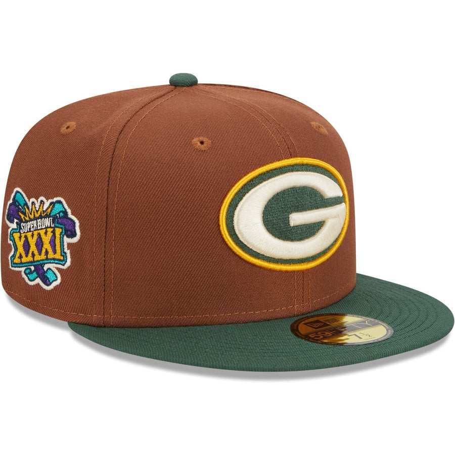 New Era Green Bay Packers Harvest 2023 59FIFTY Fitted Hat
