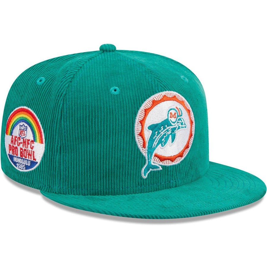 New Era Miami Dolphins Throwback Corduroy 2023 59FIFTY Fitted Hat