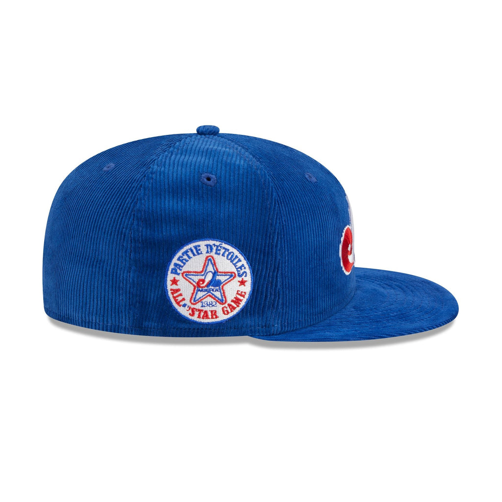 New Era Montreal Expos Throwback Corduroy 2023 59FIFTY Fitted Hat