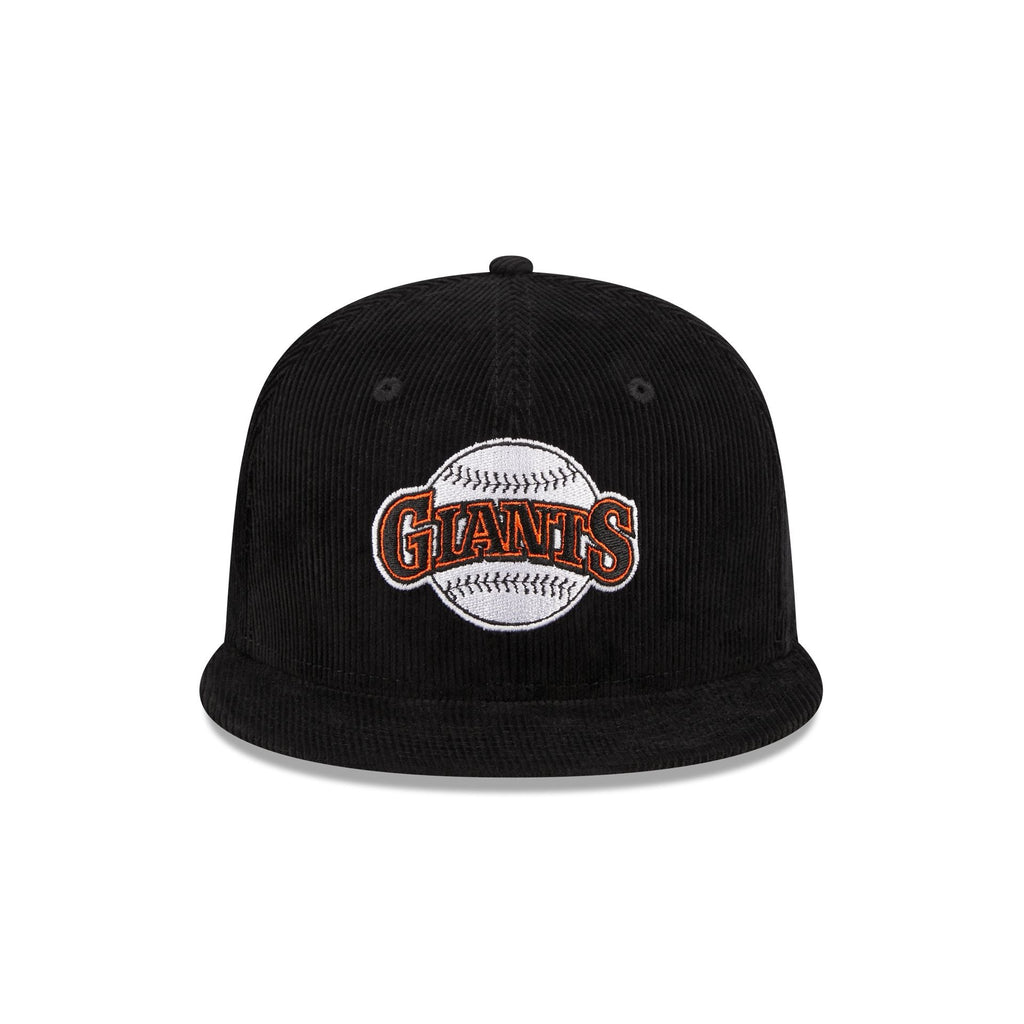 San Francisco Giants New Era Cord Classic Snapback Cap Hat Black Orange