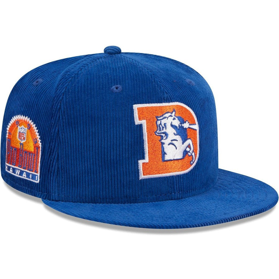 New Era Denver Broncos Throwback Corduroy 2023 59FIFTY Fitted Hat