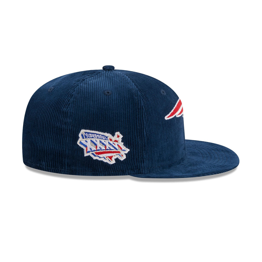 New Era New England Patriots Throwback Corduroy 2023 59FIFTY Fitted Hat
