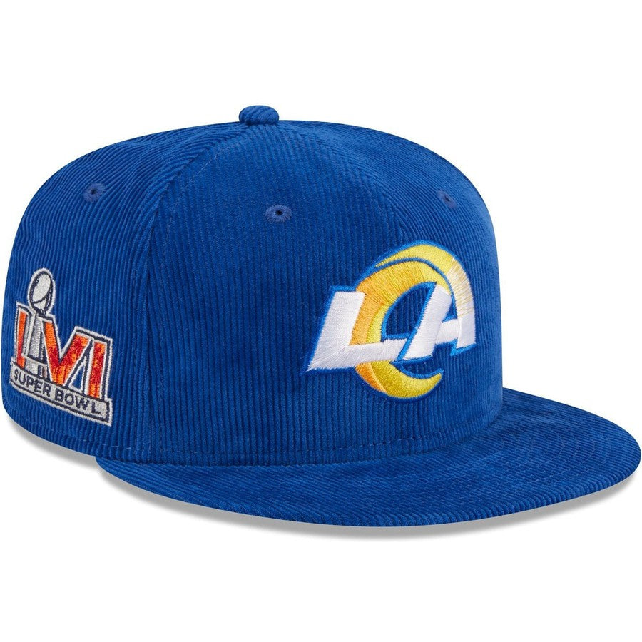 New Era Los Angeles Rams Throwback Corduroy 2023 59FIFTY Fitted Hat