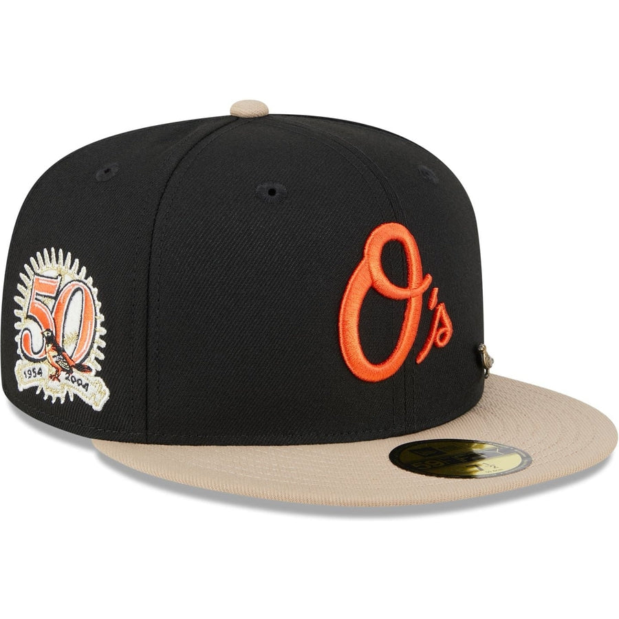 Men’s Baltimore Orioles Black Ligature 59FIFTY Fitted Hats