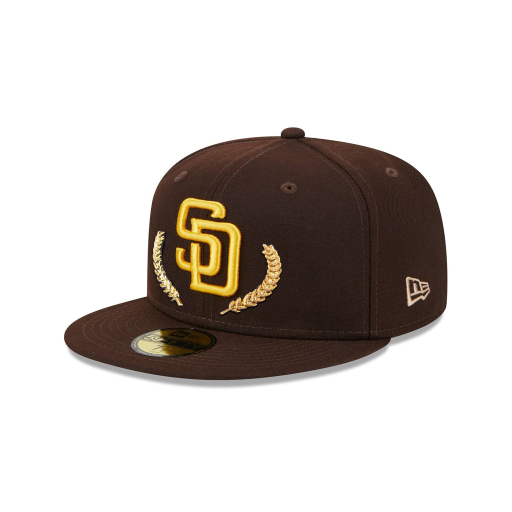 New Era San Diego Padres Gold Leaf 2023 59FIFTY Fitted Hat