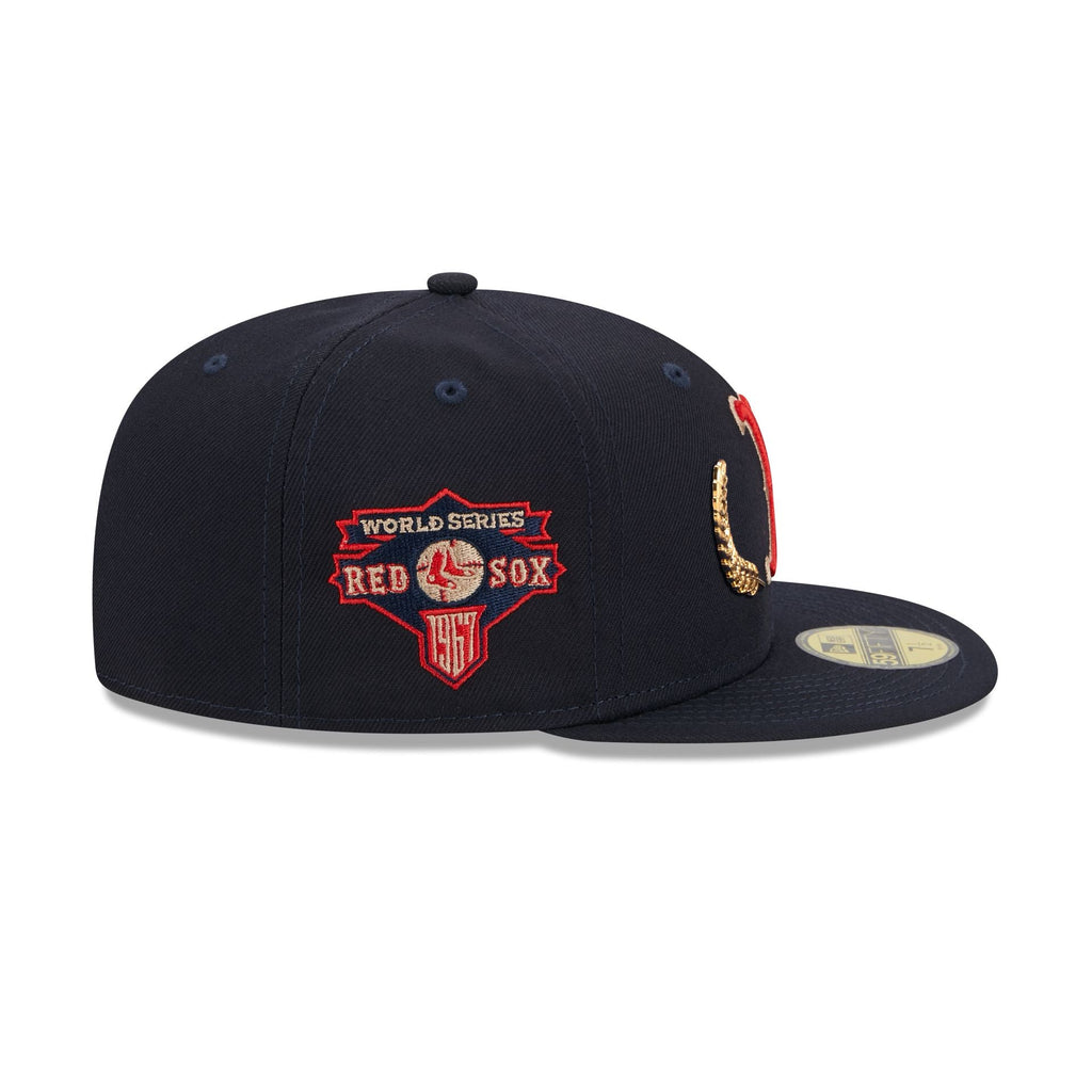New Era Boston Red Sox Gold Leaf 2023 59FIFTY Fitted Hat