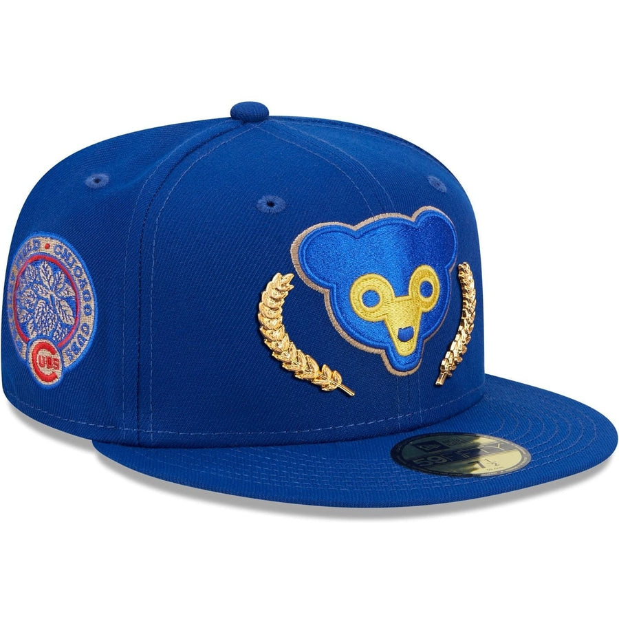 New Era Chicago Cubs Gold Leaf 2023 59FIFTY Fitted Hat