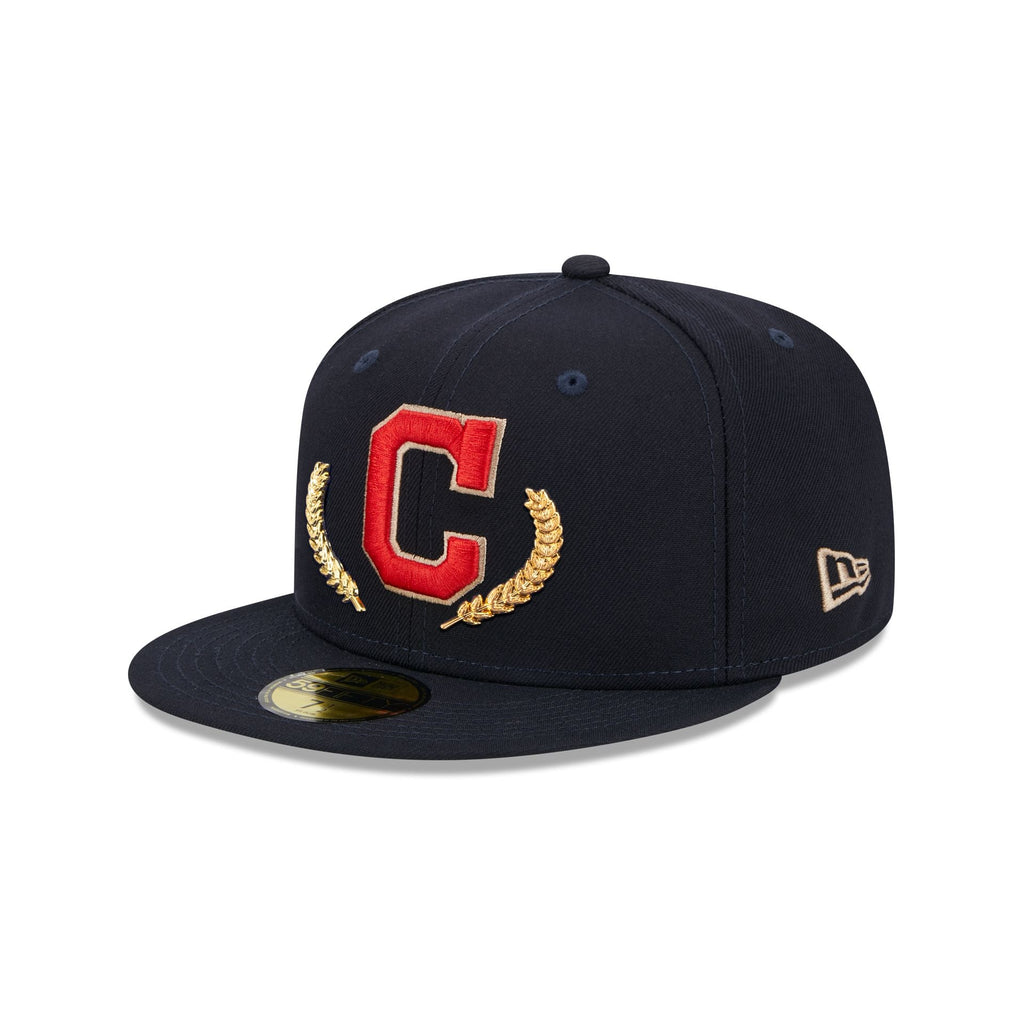 New Era Cleveland Guardians Gold Leaf 2023 59FIFTY Fitted Hat