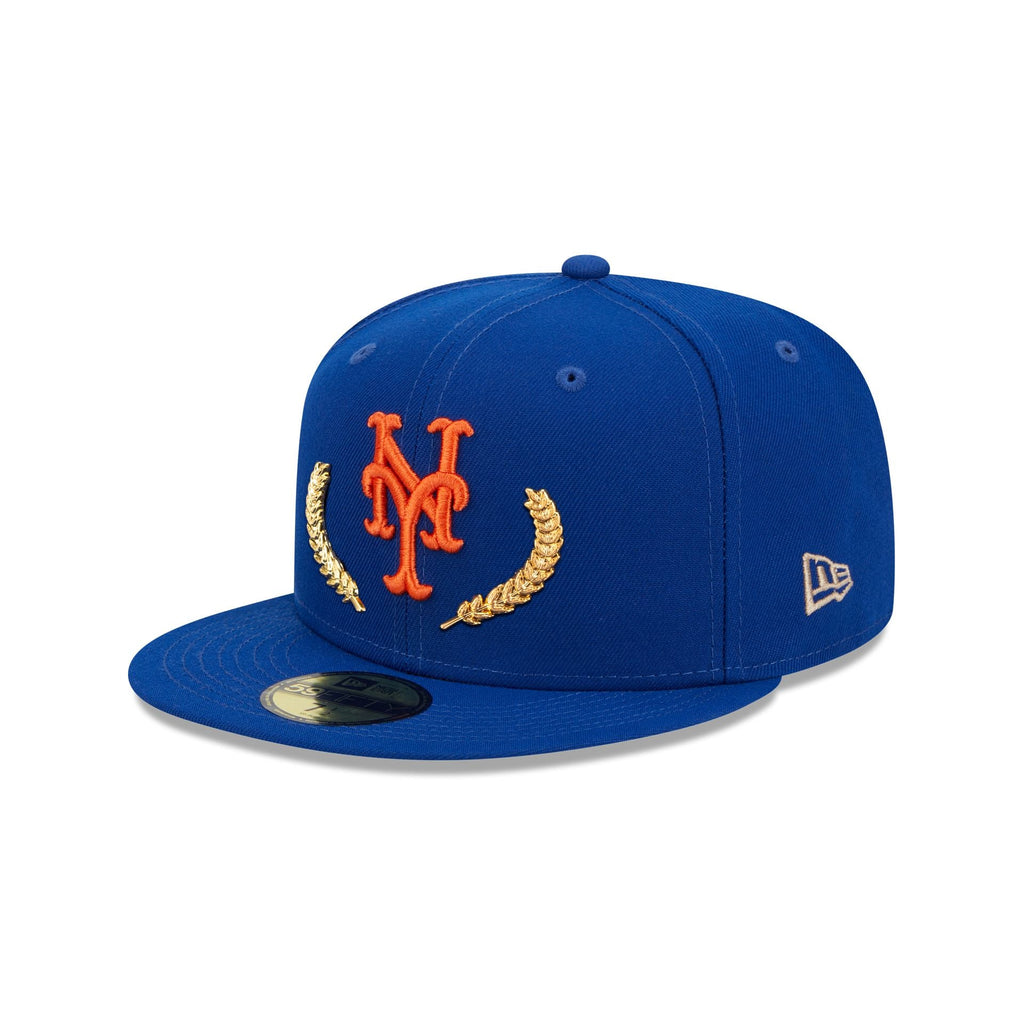 New Era New York Mets Gold Leaf 2023 59FIFTY Fitted Hat