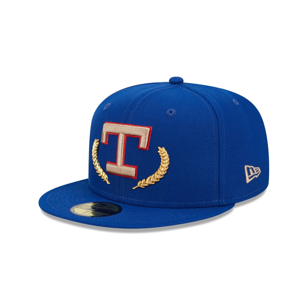 New Era Texas Rangers Gold Leaf 2023 59FIFTY Fitted Hat