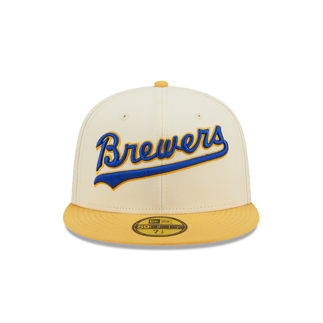 New Era Milwaukee Brewers Cooperstown Chrome 2023 59FIFTY Fitted Hat