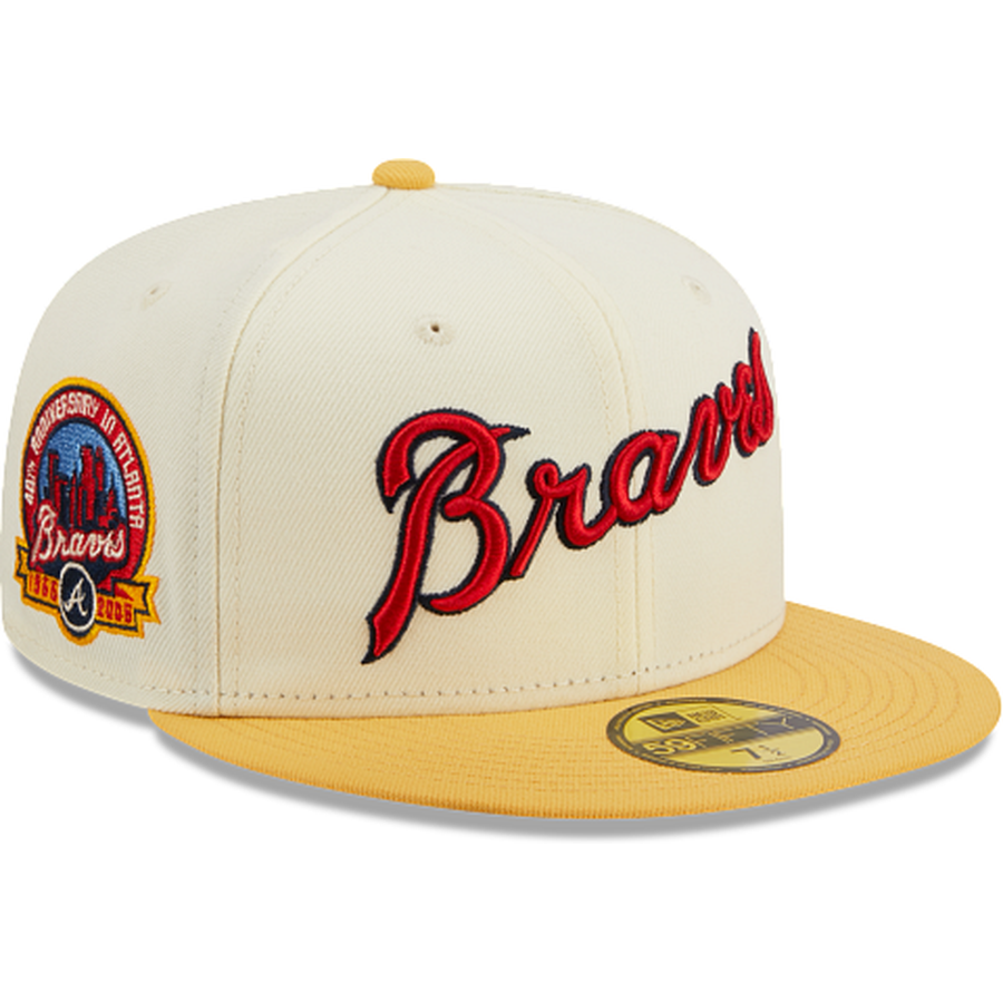 New Era Atlanta Braves Cooperstown Chrome 2023 59FIFTY Fitted Hat