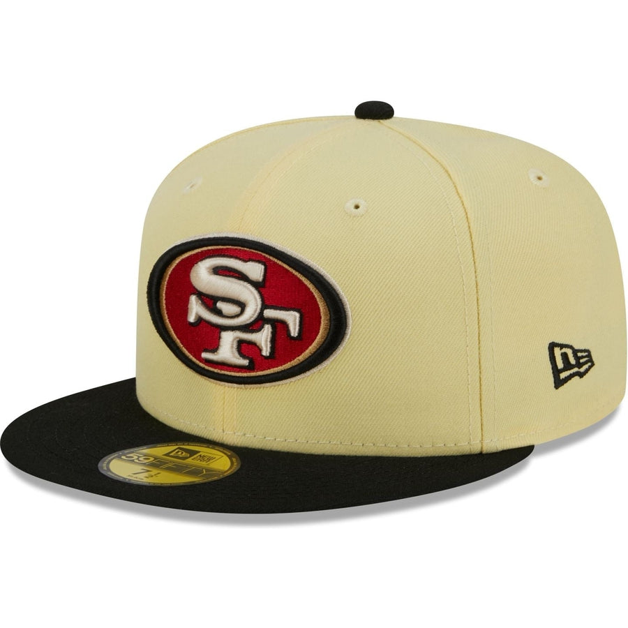 New Era San Francisco 49ers Soft Yellow 2023 59FIFTY Fitted Hat