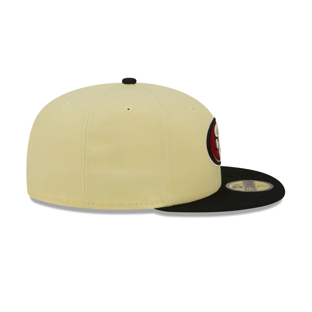 New Era San Francisco 49ers Soft Yellow 2023 59FIFTY Fitted Hat