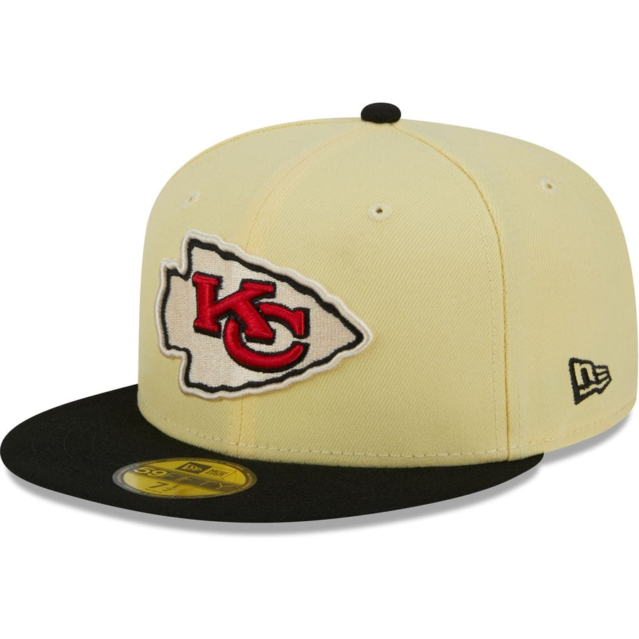 New Era Kansas City Chiefs Soft Yellow 2023 59FIFTY Fitted Hat
