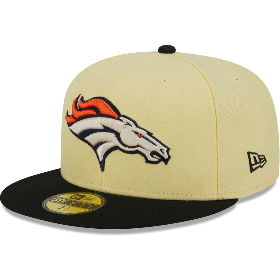 New Era Denver Broncos Soft Yellow 2023 59FIFTY Fitted Hat