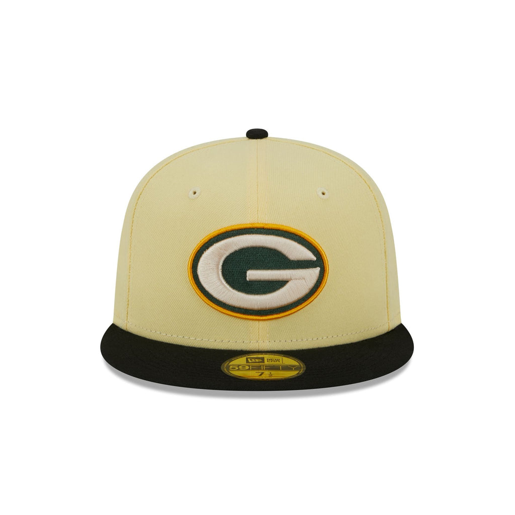 New Era Green Bay Packers Soft Yellow 2023 59FIFTY Fitted Hat