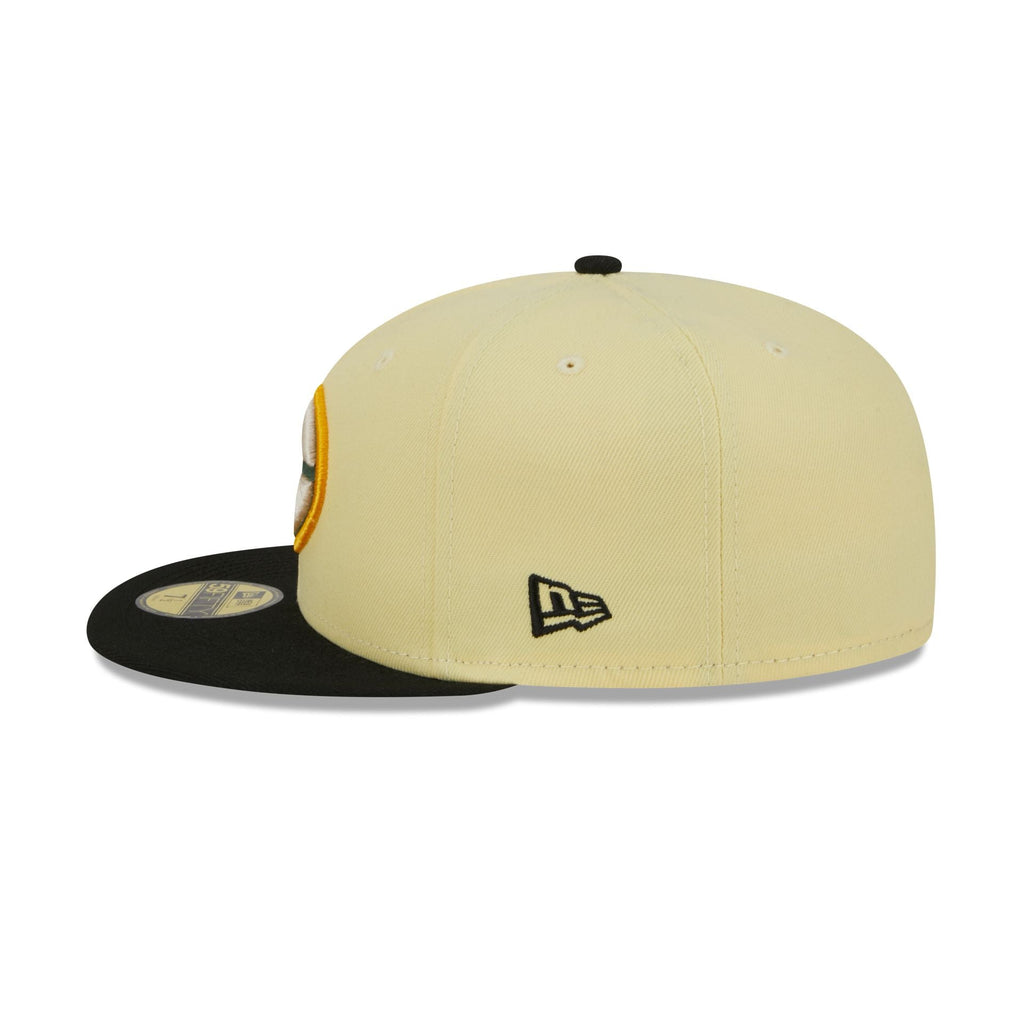 New Era Green Bay Packers Soft Yellow 2023 59FIFTY Fitted Hat