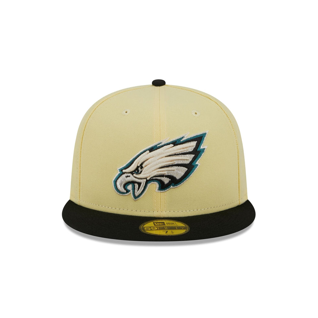 New Era Philadelphia Eagles Soft Yellow 2023 59FIFTY Fitted Hat