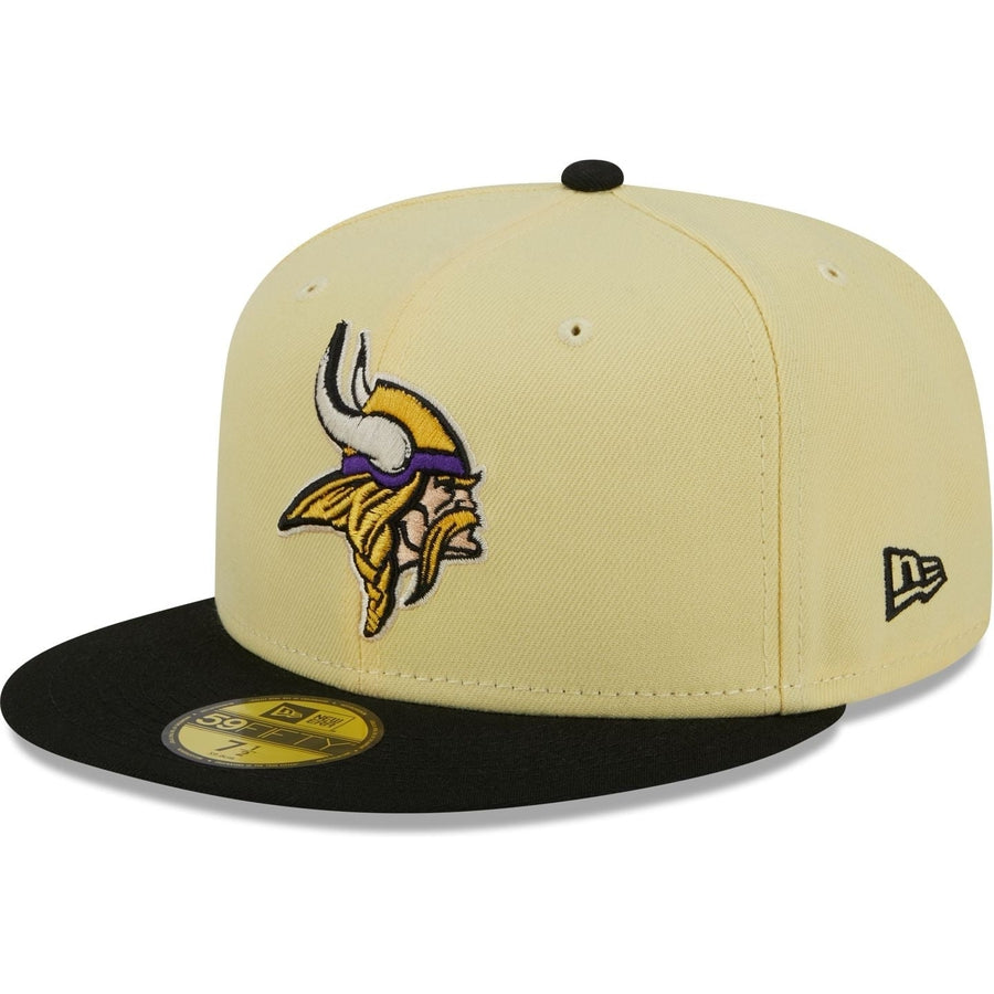 New Era Minnesota Vikings Soft Yellow 2023 59FIFTY Fitted Hat