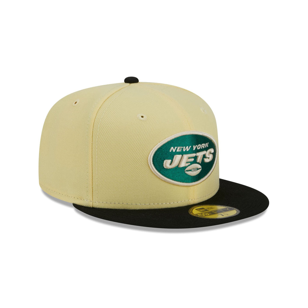 New Era New York Jets Soft Yellow 2023 59FIFTY Fitted Hat