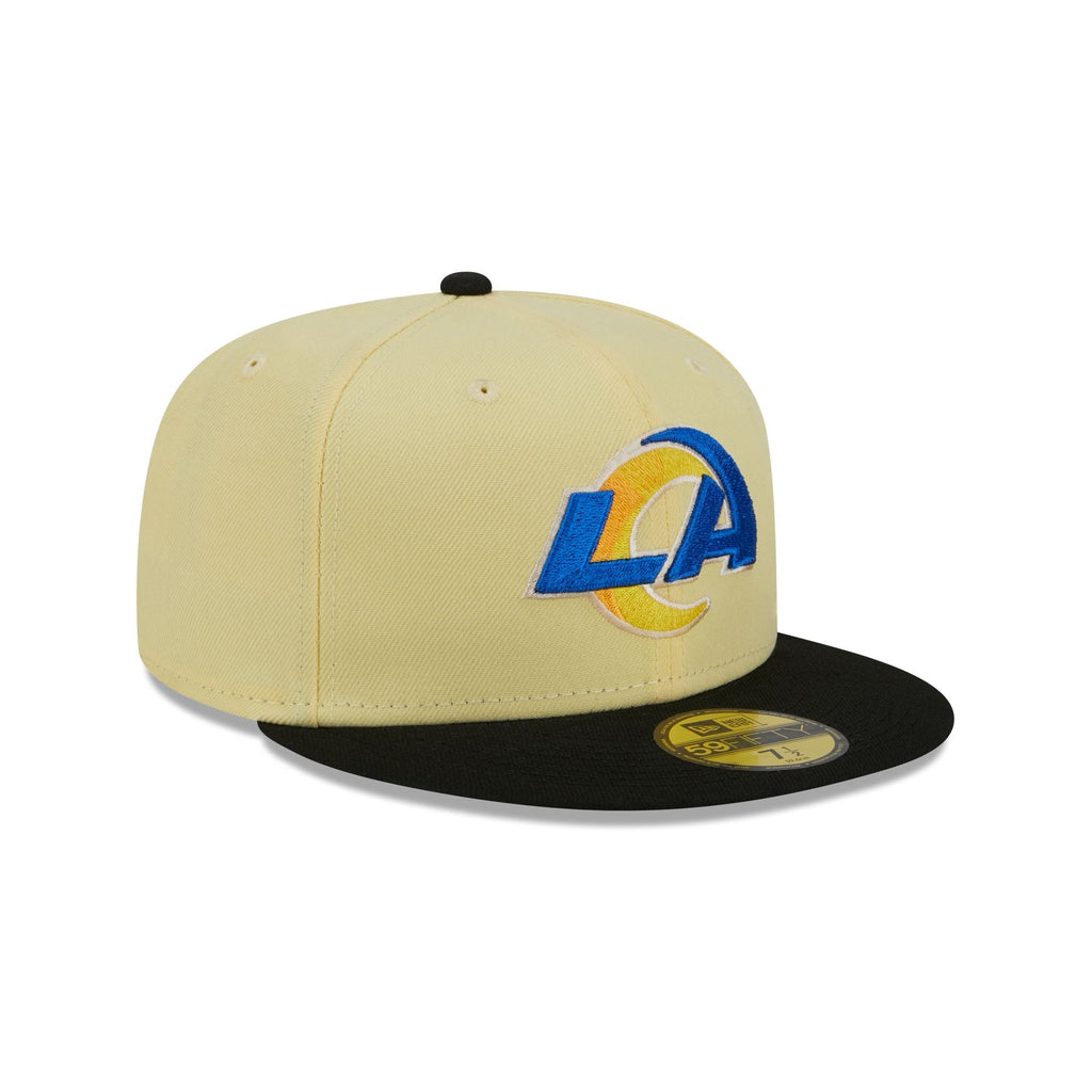 New Era Los Angeles Rams Soft Yellow 2023 59FIFTY Fitted Hat